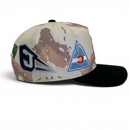 V2 "Big ACC" Logo Snapback (Sand Camo/Black)