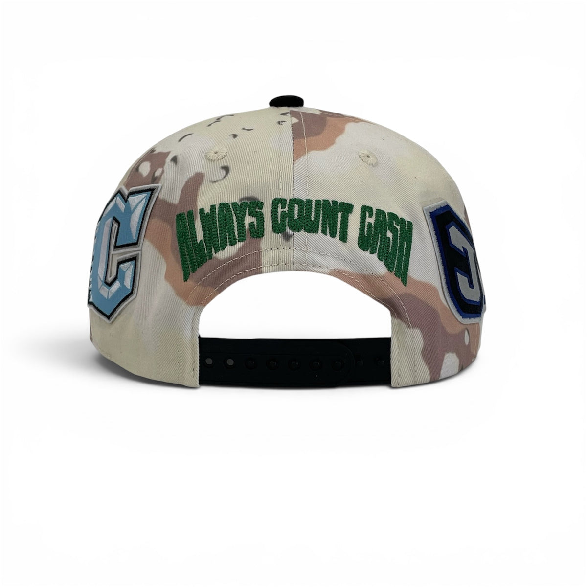 V2 "Big ACC" Logo Snapback (Sand Camo/Black)