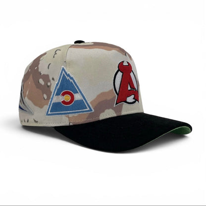V2 "Big ACC" Logo Snapback (Sand Camo/Black)