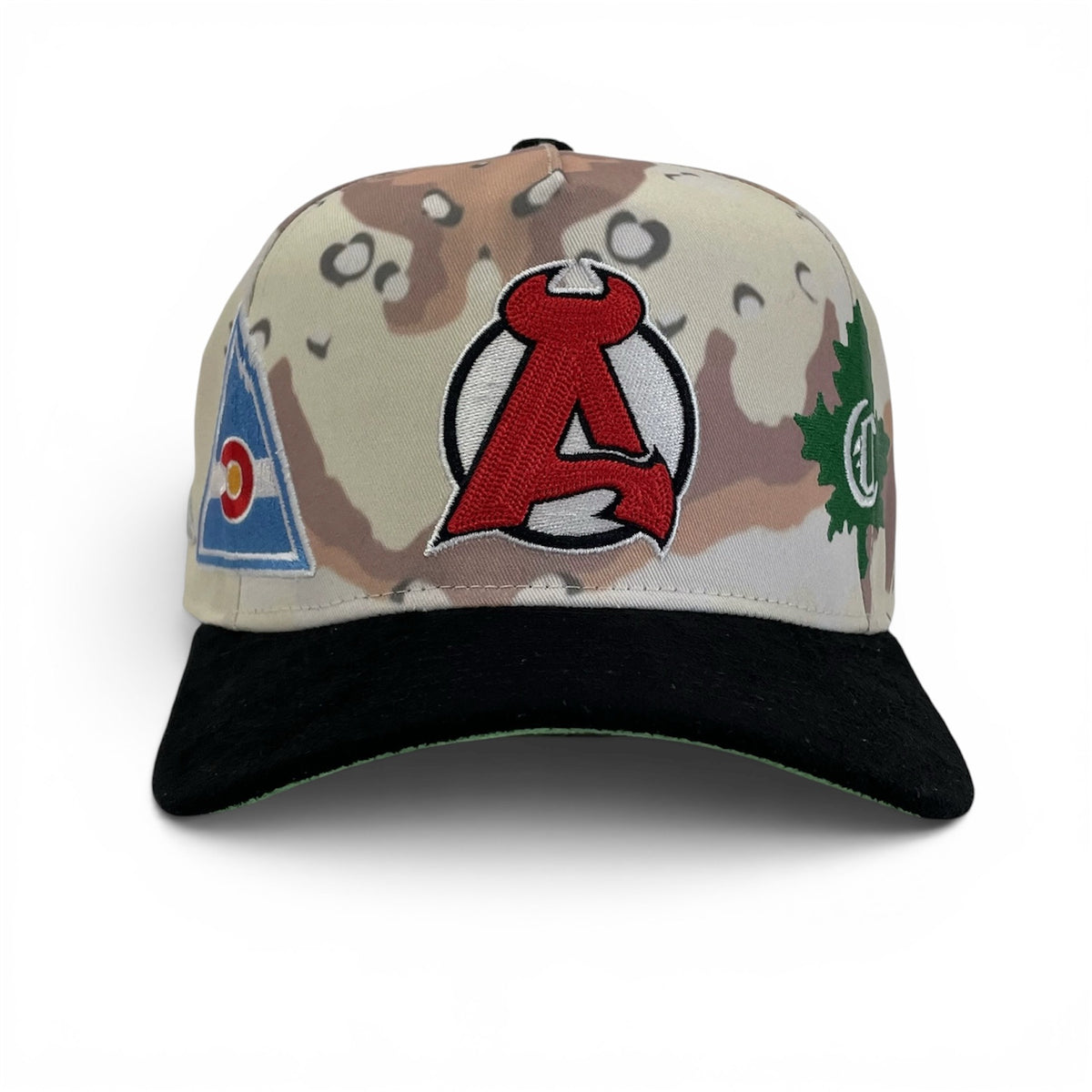 V2 "Big ACC" Logo Snapback (Sand Camo/Black)