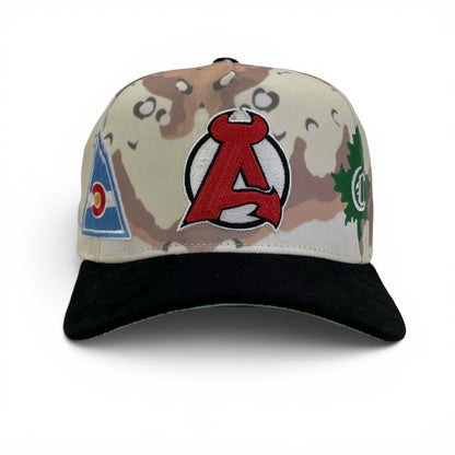 V2 "Big ACC" Logo Snapback (Sand Camo/Black)