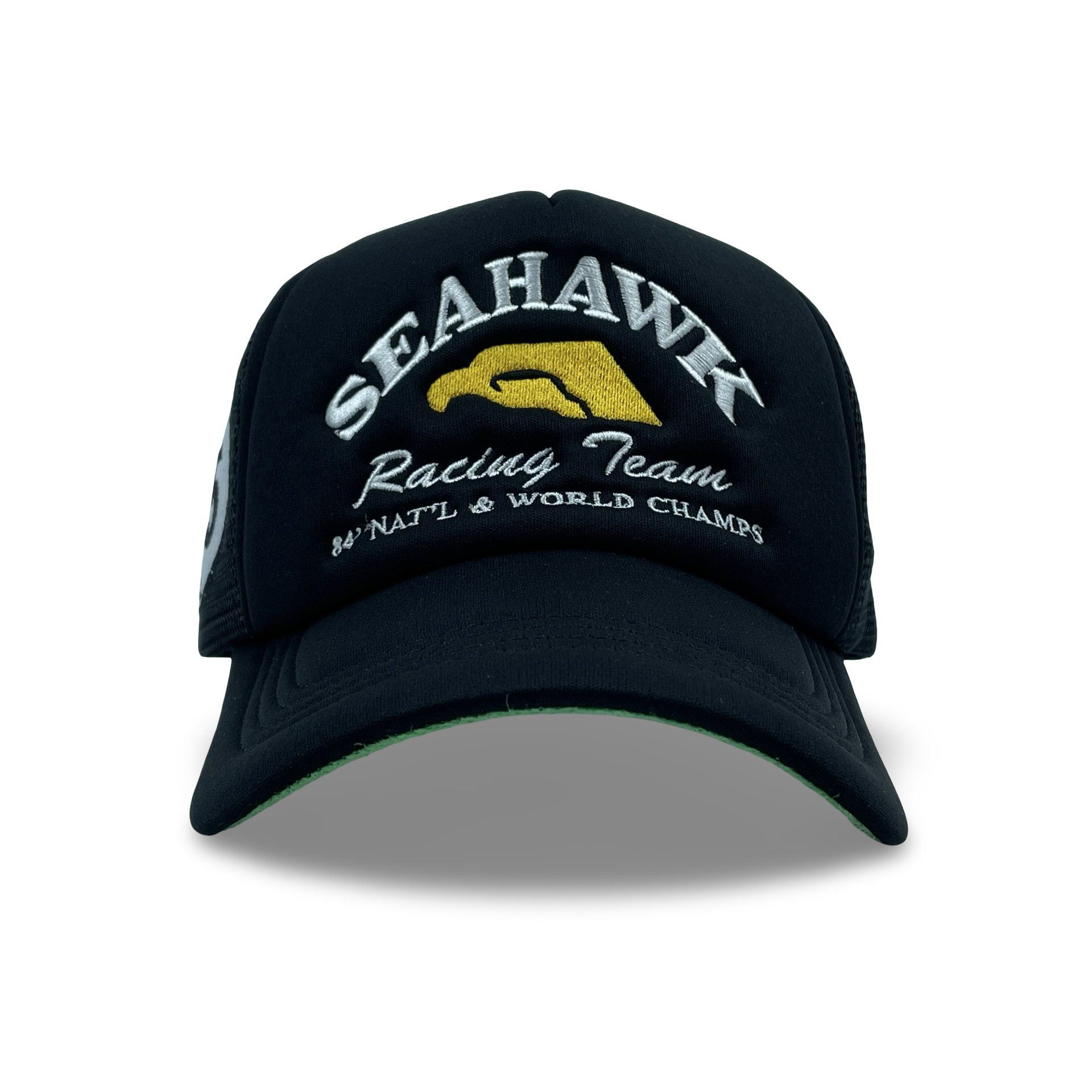 Seahawk Racing “Seahawk Racing Team” ACC 80’s Retro Miami Trucker Hat (Seen On Cocain ...