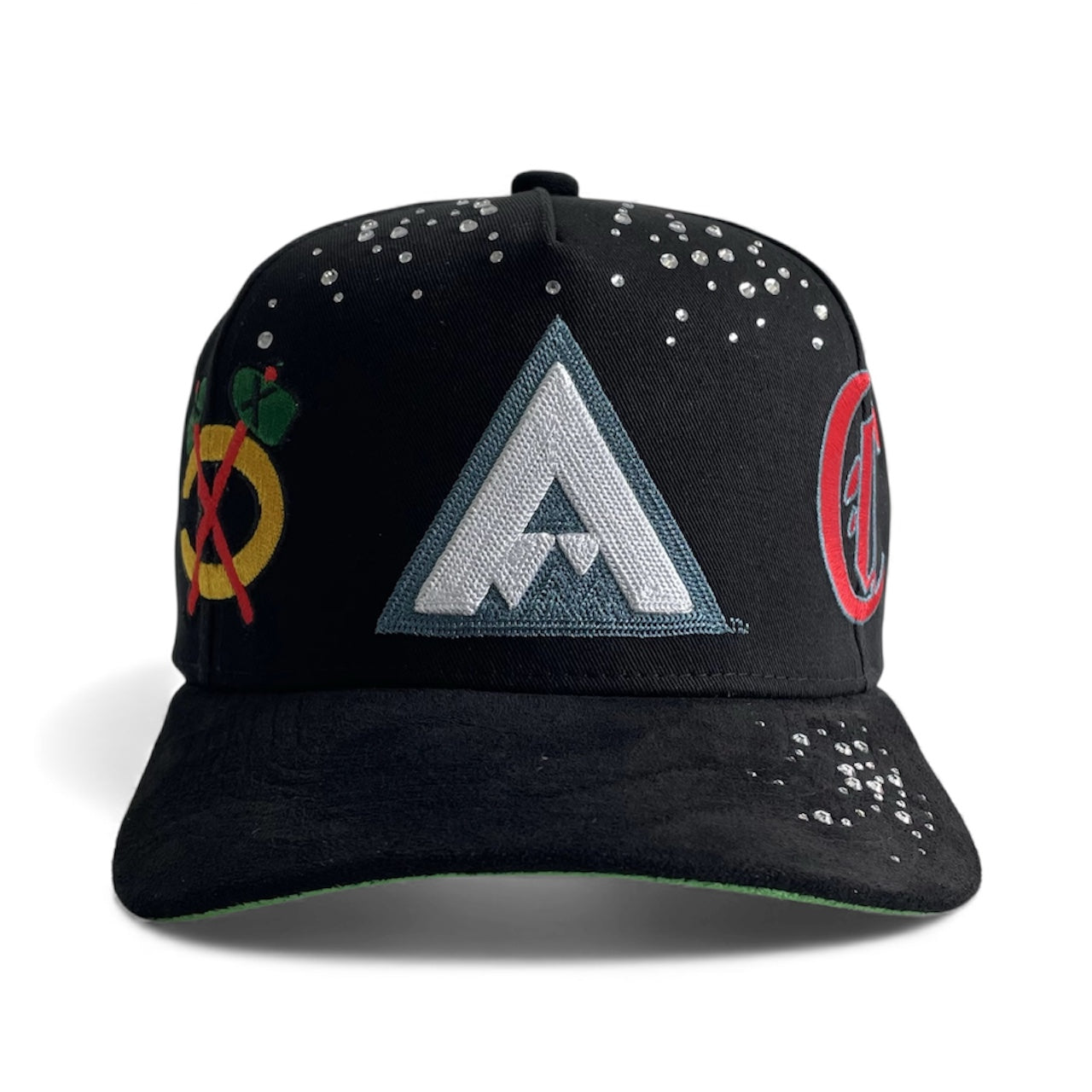 "Big ACC" Logo Snapback Rhinestone (Black/Black)