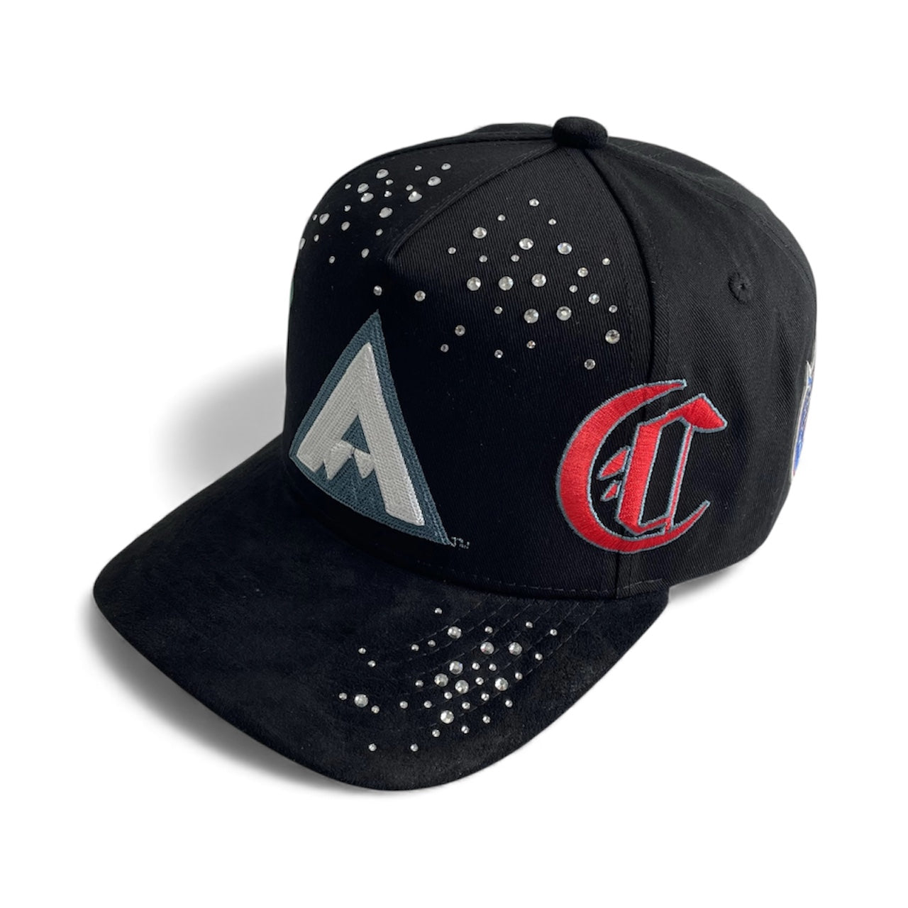"Big ACC" Logo Snapback Rhinestone (Black/Black)
