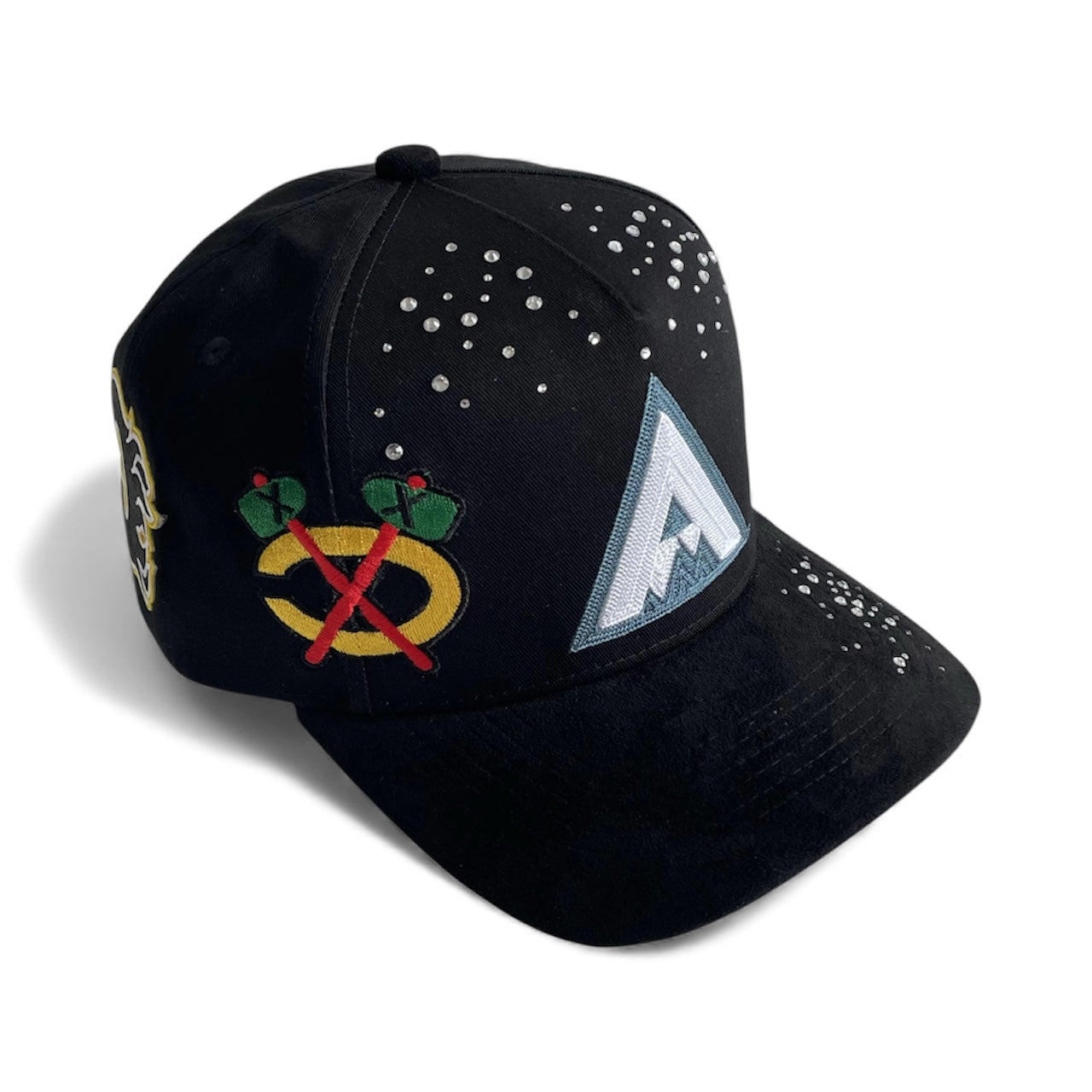 "Big ACC" Logo Snapback Rhinestone (Black/Black)