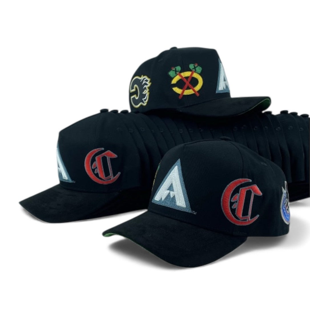 "Big ACC" Logo Snapback (Black/Black)