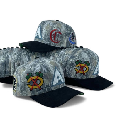 "Big ACC" Logo Snapback (Camo/Black)