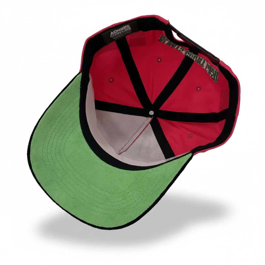 V2 "Big ACC" Logo Snapback (Tropical Pink/Black)