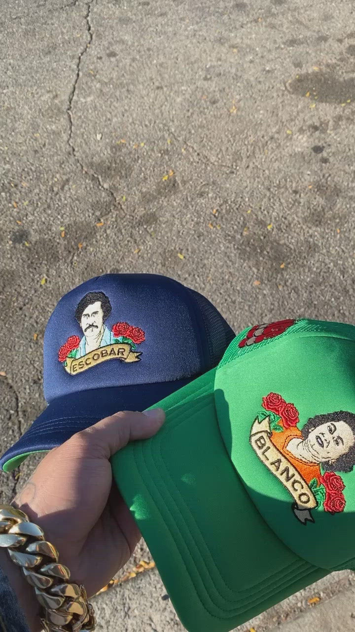 “Griselda Blanco” ACC Trucker Hat Green/Green