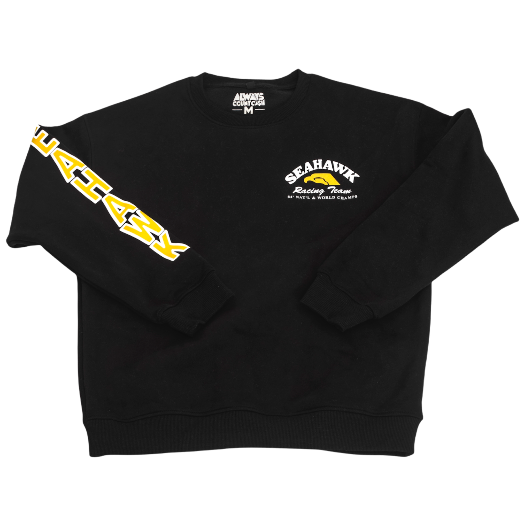“Seahawk Racing Team” ACC 80’s Retro Crew Neck Sweatshirt