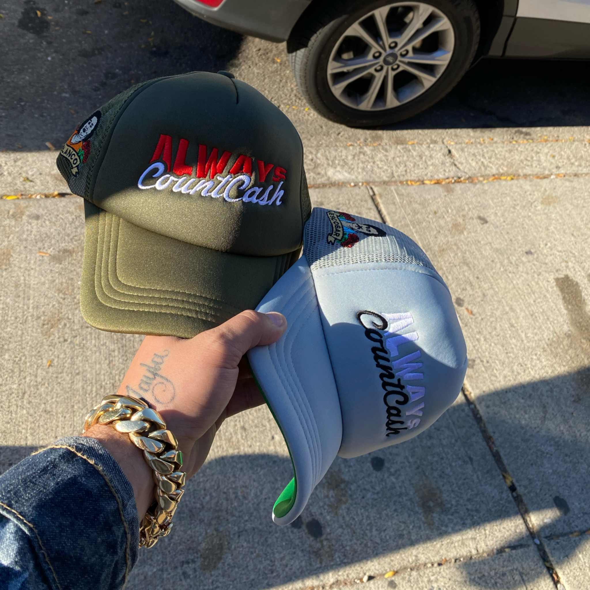 “Pablo Escobar” ACC Trucker Hat Grey/Grey