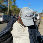 Load image into Gallery viewer, “Pablo Escobar” ACC Trucker Hat Grey/Grey
