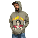 Load image into Gallery viewer, La Madrina Pull Over Hoodie “Grey Green”
