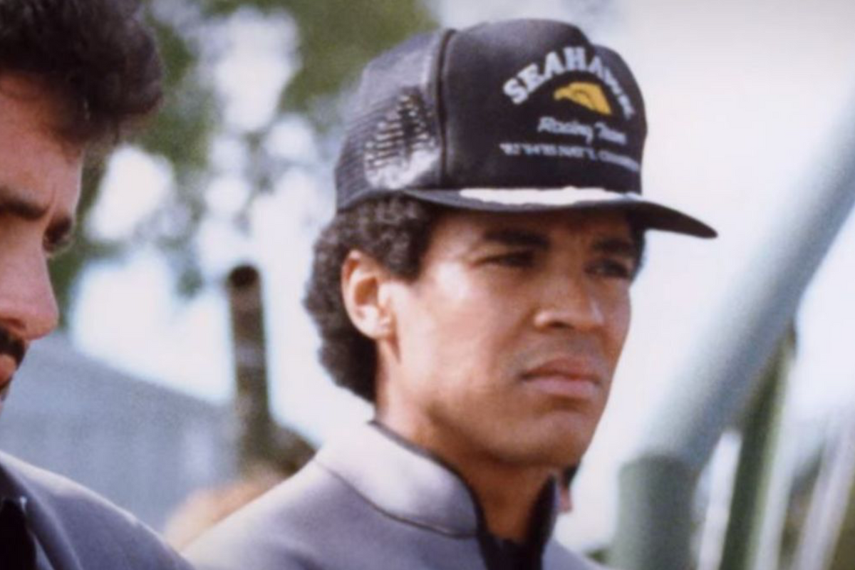 “Seahawk Racing Team” ACC 80’s Retro Miami Trucker Hat (Seen On Cocaine Cowboys : The Kings Of Miami) Black/Black