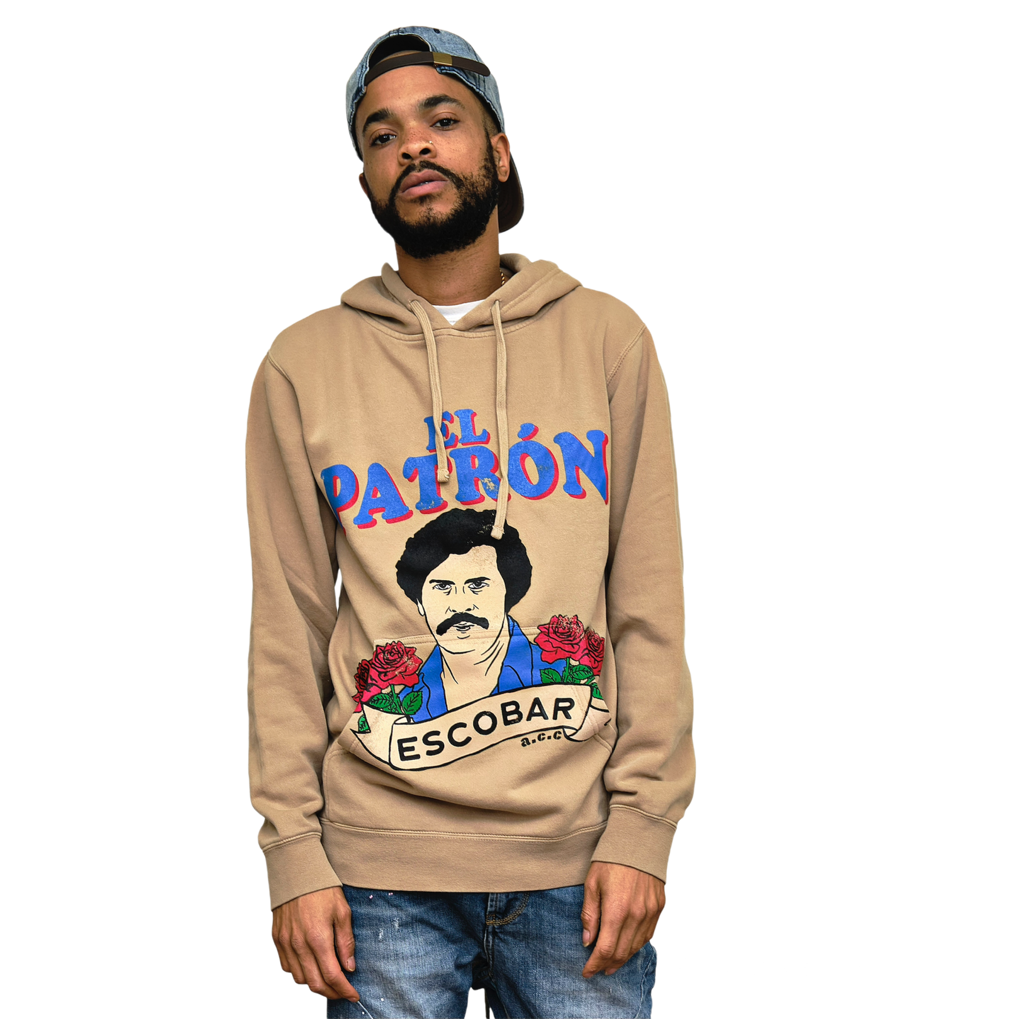 El Patrón Pull Over Hoodie “Pigment Sandstone”