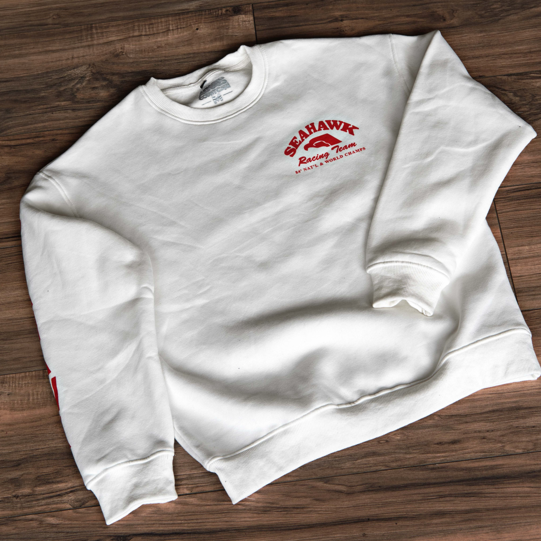 “Seahawk Racing Team” ACC 80’s Retro Crew Neck Sweatshirt