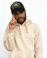 Load image into Gallery viewer, “Seahawk Racing Team” ACC 80’s Retro Miami Trucker Hat (Seen On Cocaine Cowboys : The Kings Of Miami) Black/Black
