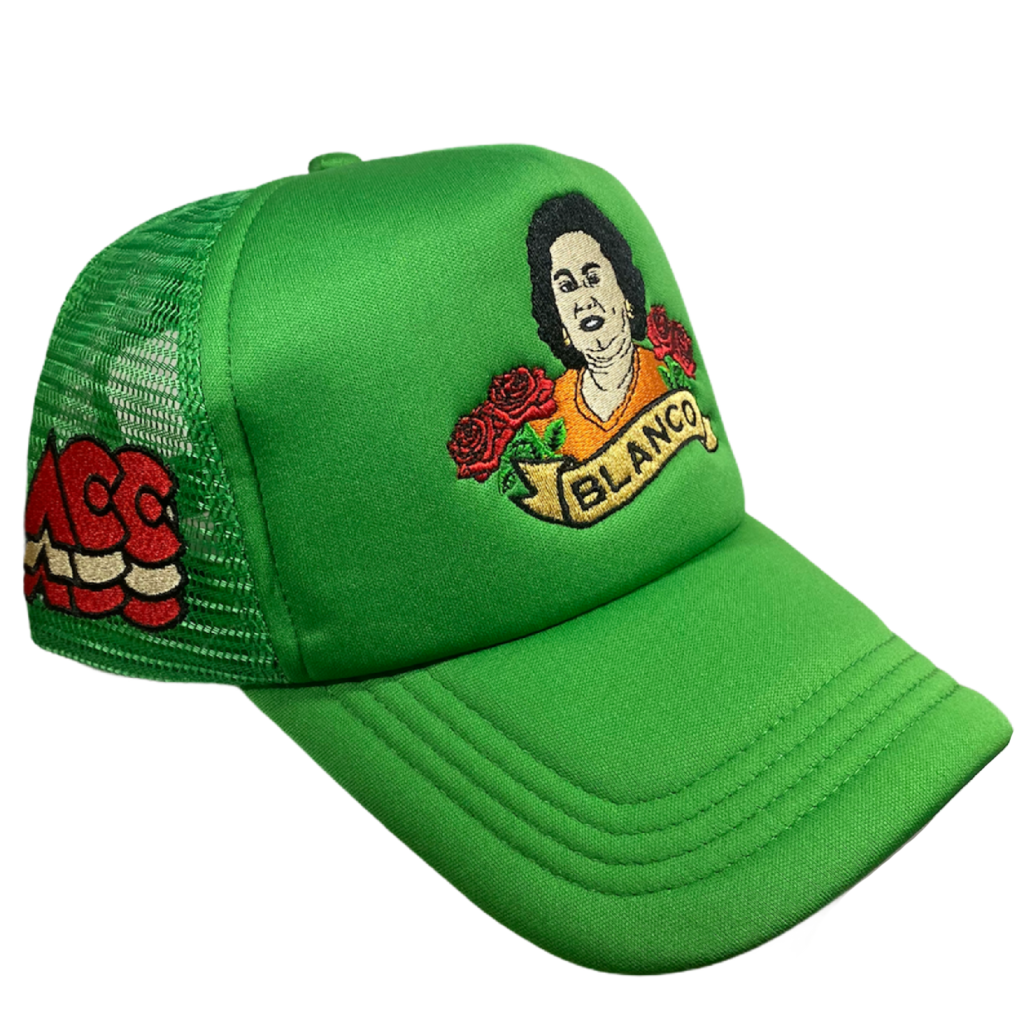 “Griselda Blanco” ACC Trucker Hat Green/Green