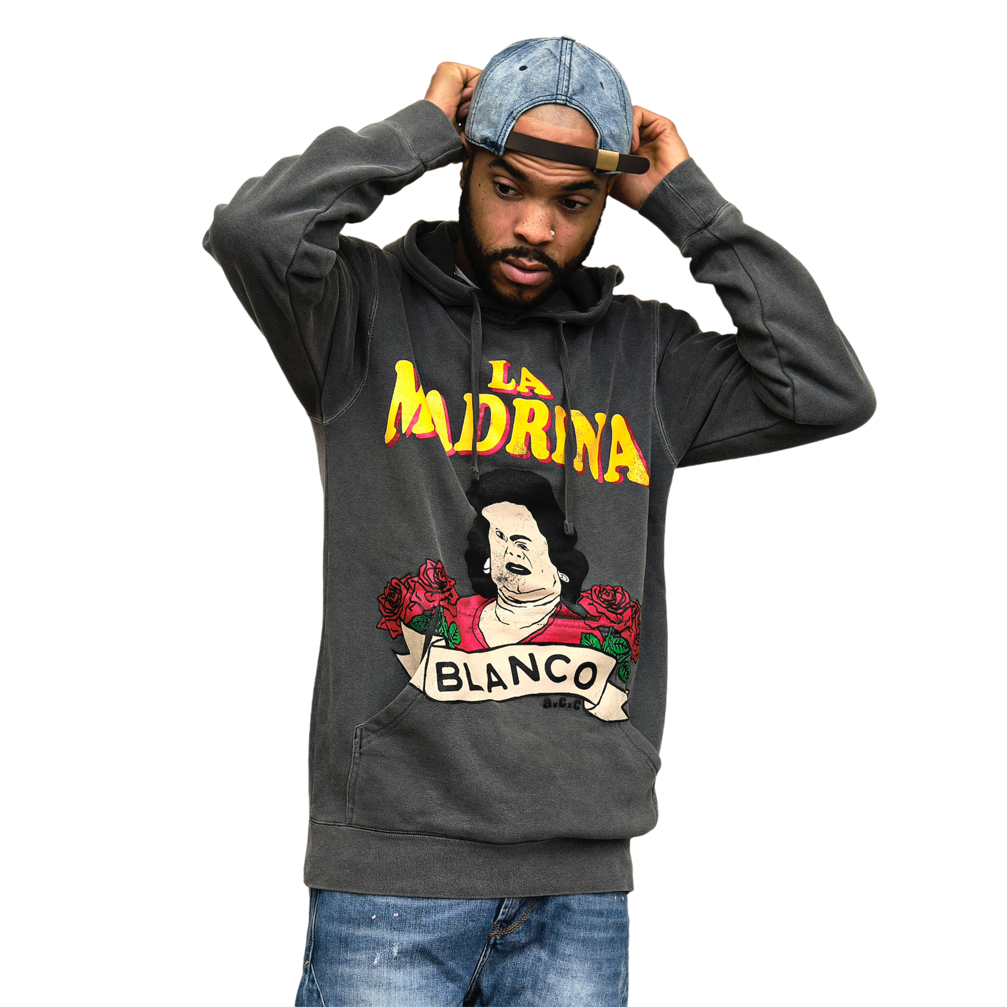 La Madrina Pull Over Hoodie “Pigment Black”